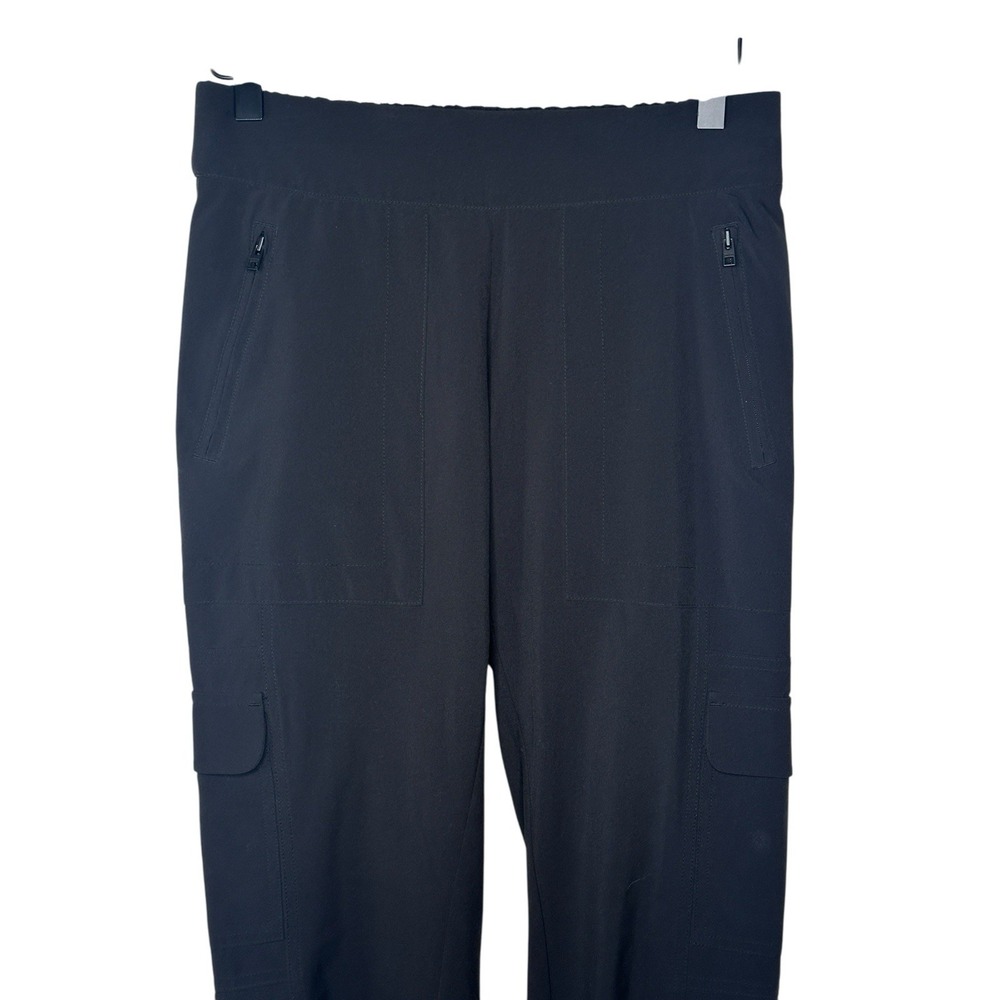 ATHLETA Endless High Rise Cargo Pants Black 2 Regular Athleisure Gorpcore - Picture 4 of 10